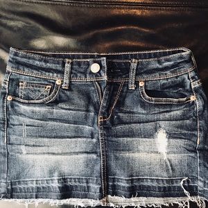 Aeropostale mini jeans skirt